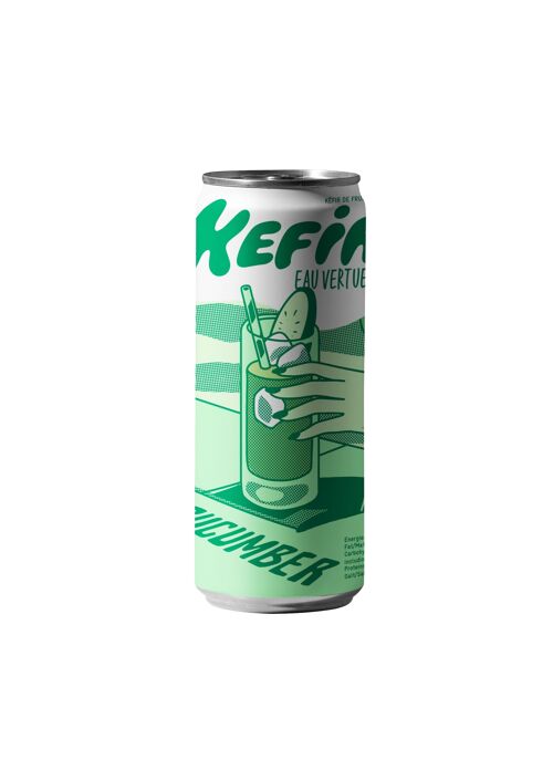 Kéfir ambiant et vivant Concombre Bio 25cl, Kéfir Eau Vertueuse