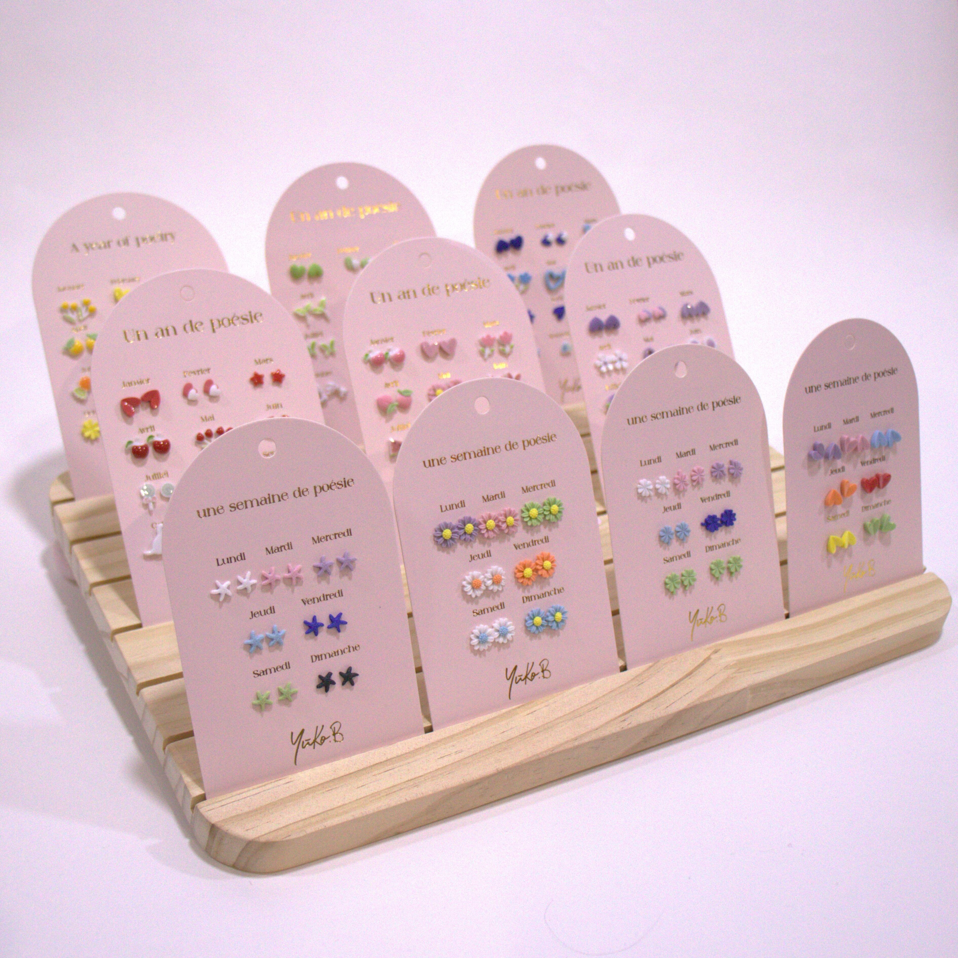 Offerta di 25 carte per orecchini in acciaio inossidabile