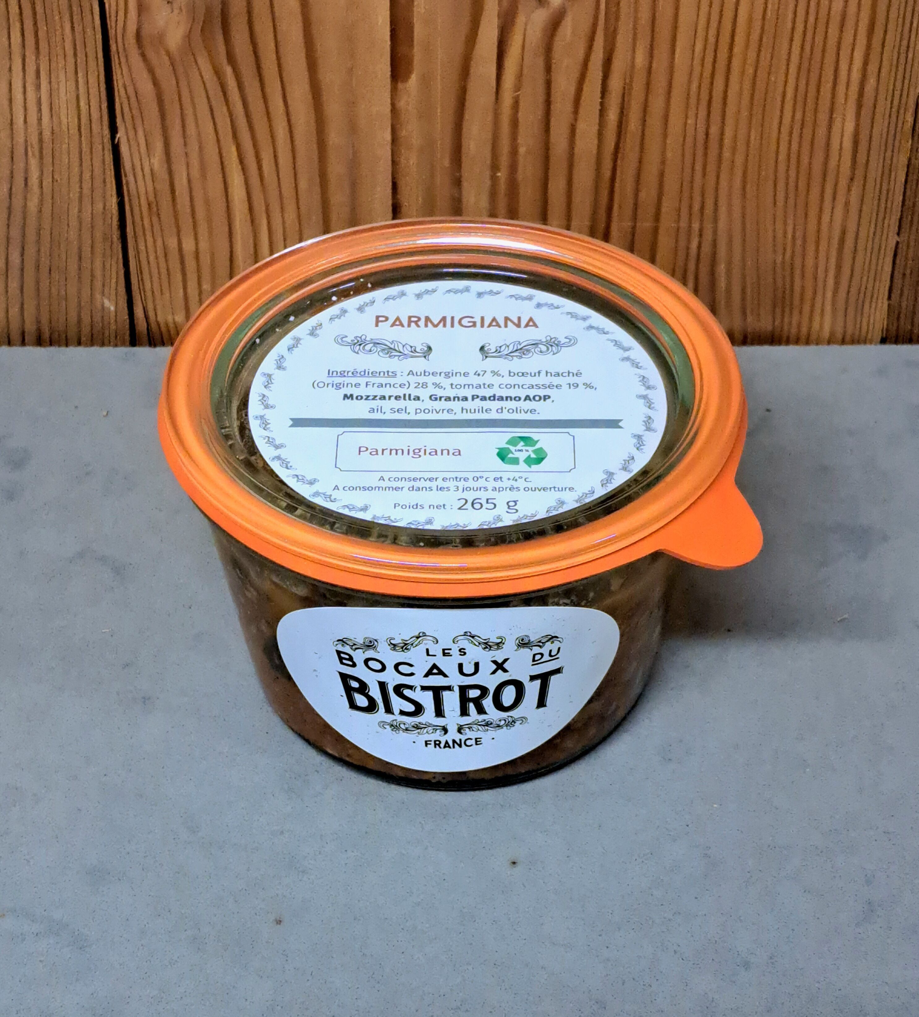 Parmigiana – Carne macinata, melanzane e mozzarella (vasetto di vetro / barattoli tradizionali)