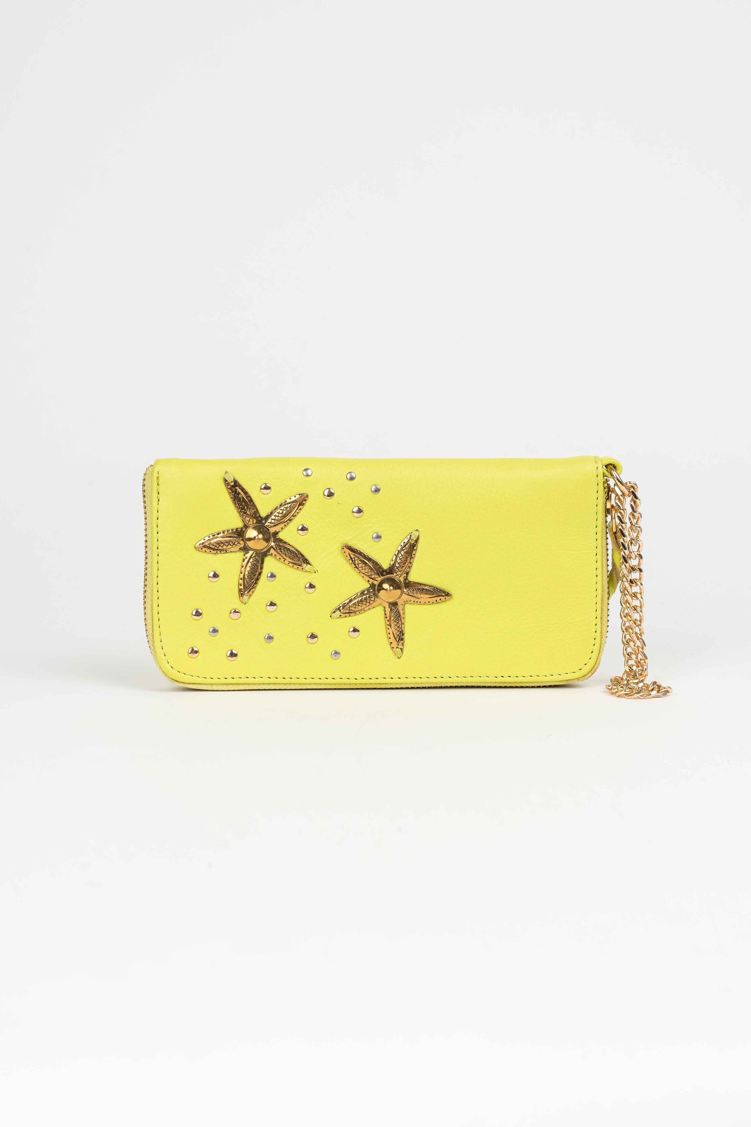 PORTAFOGLIO GIALLO SEA STARS