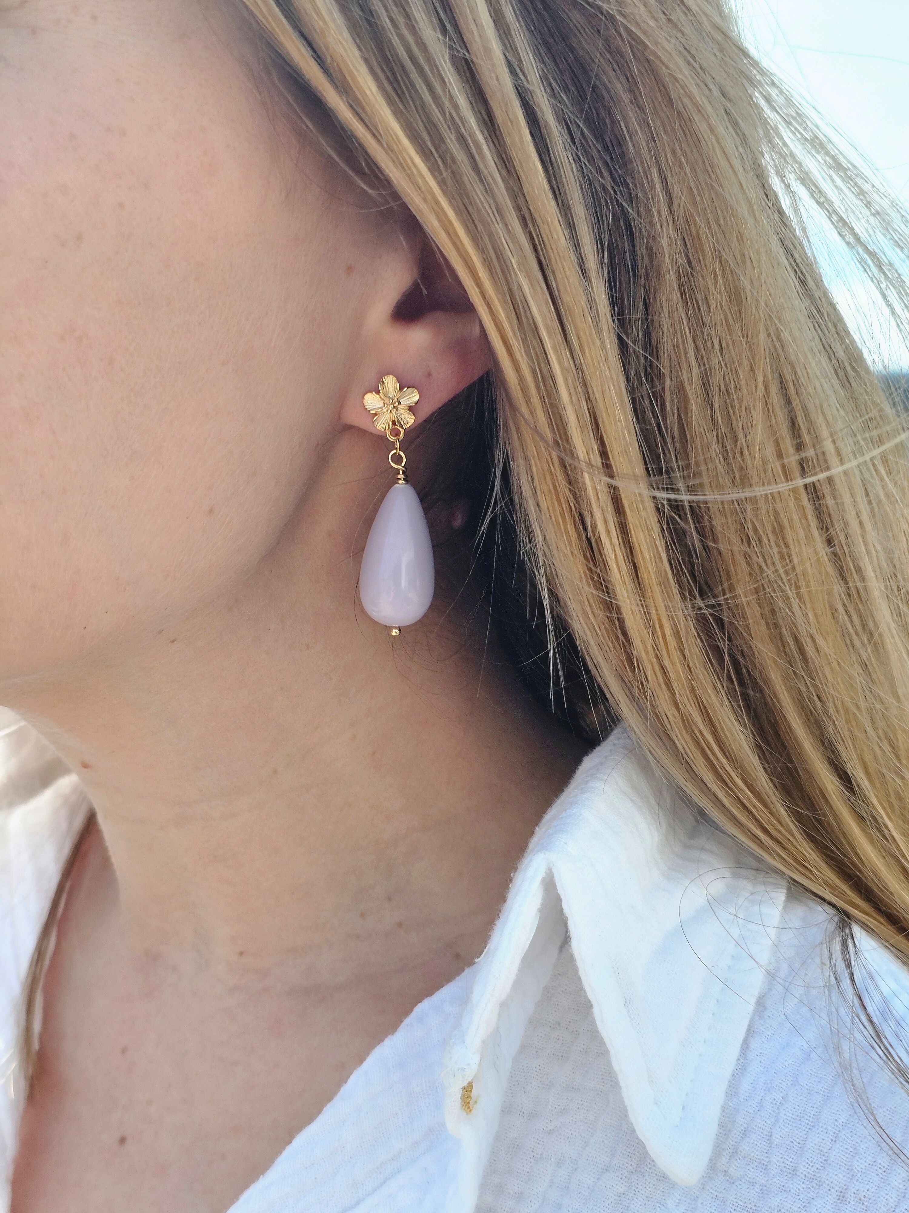 Orecchini ALBA-MAUVE