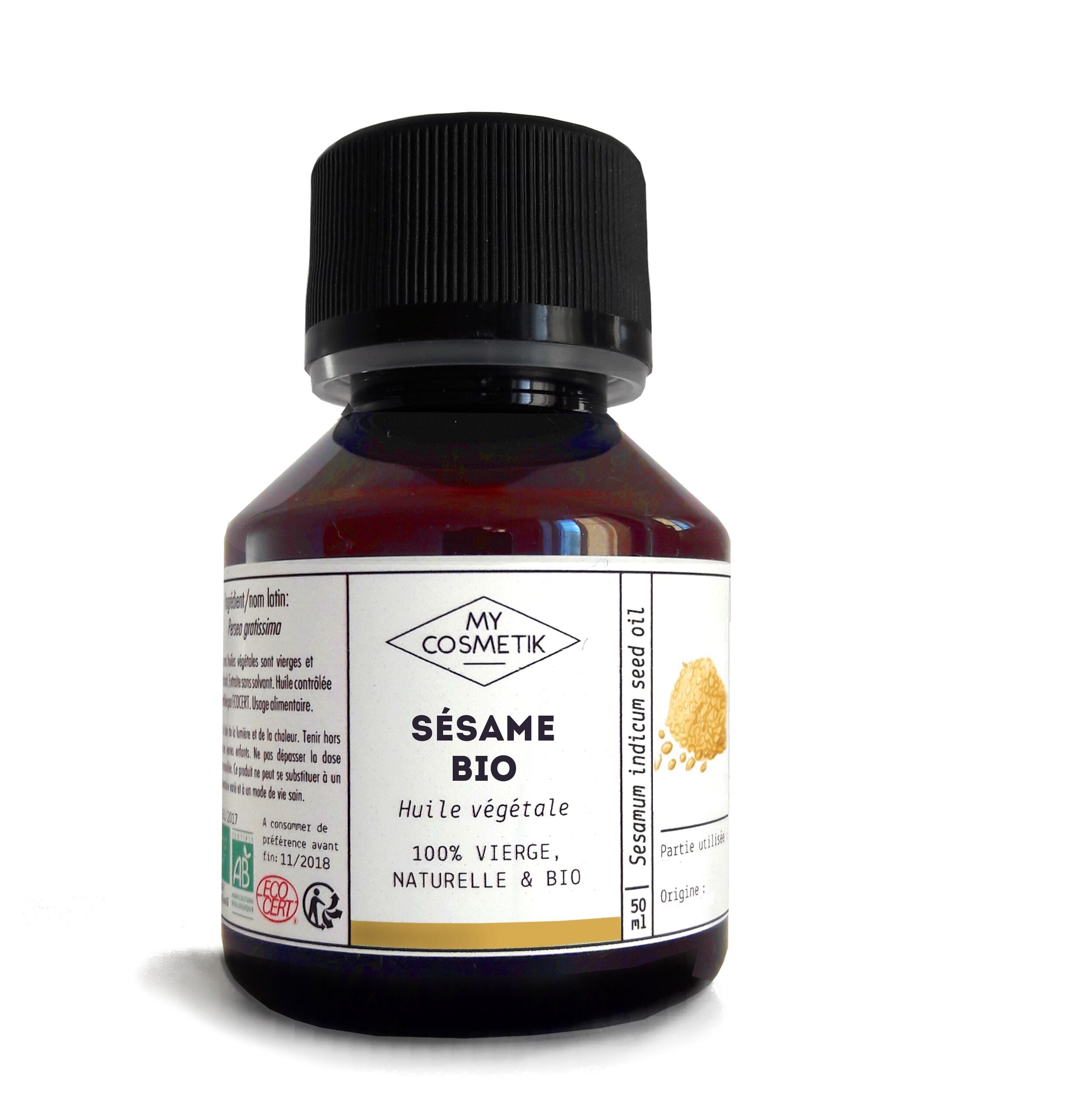 Olio di sesamo biologico - 50 ml