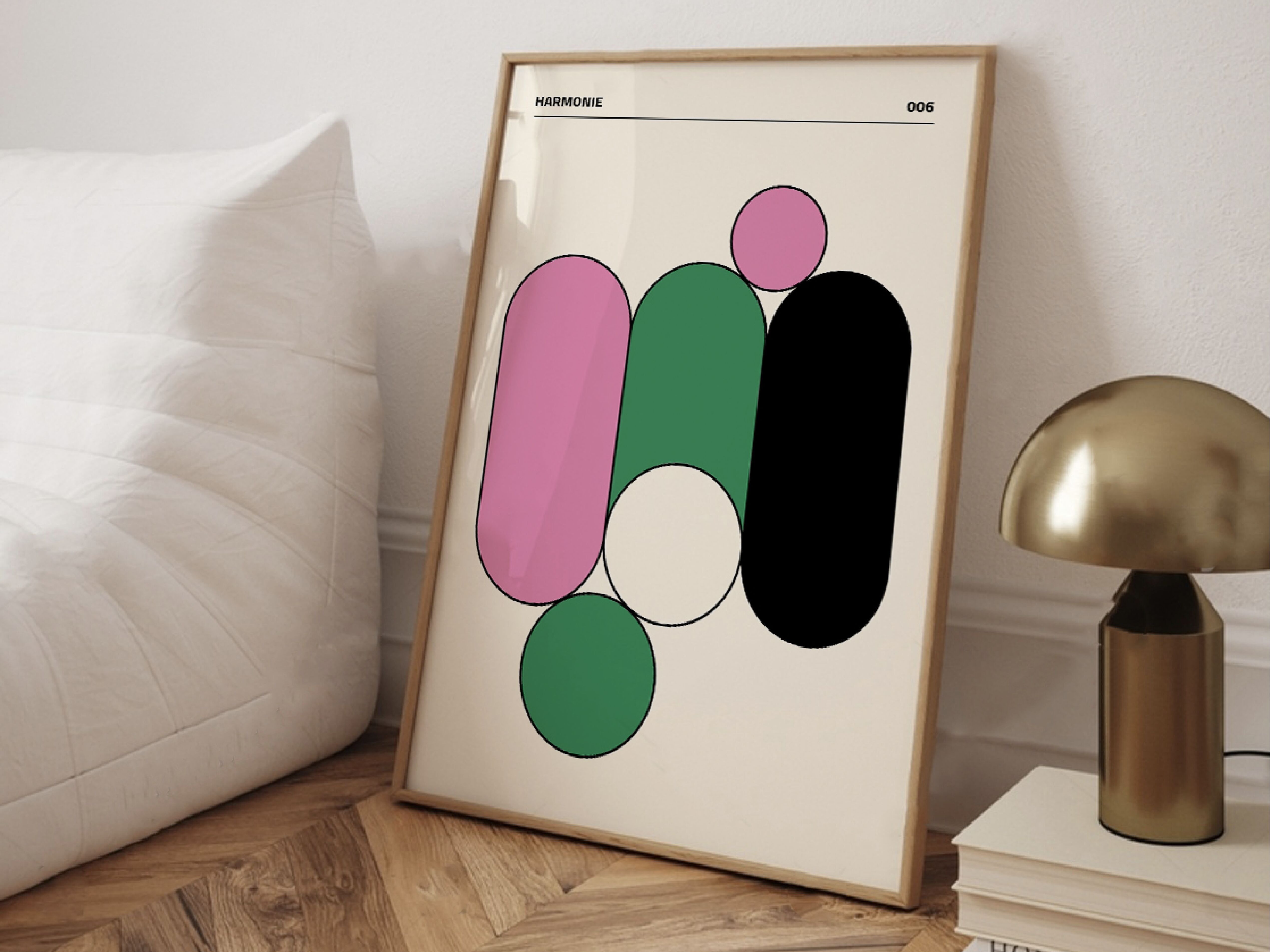 Poster Harmony - Design d'interni minimalista