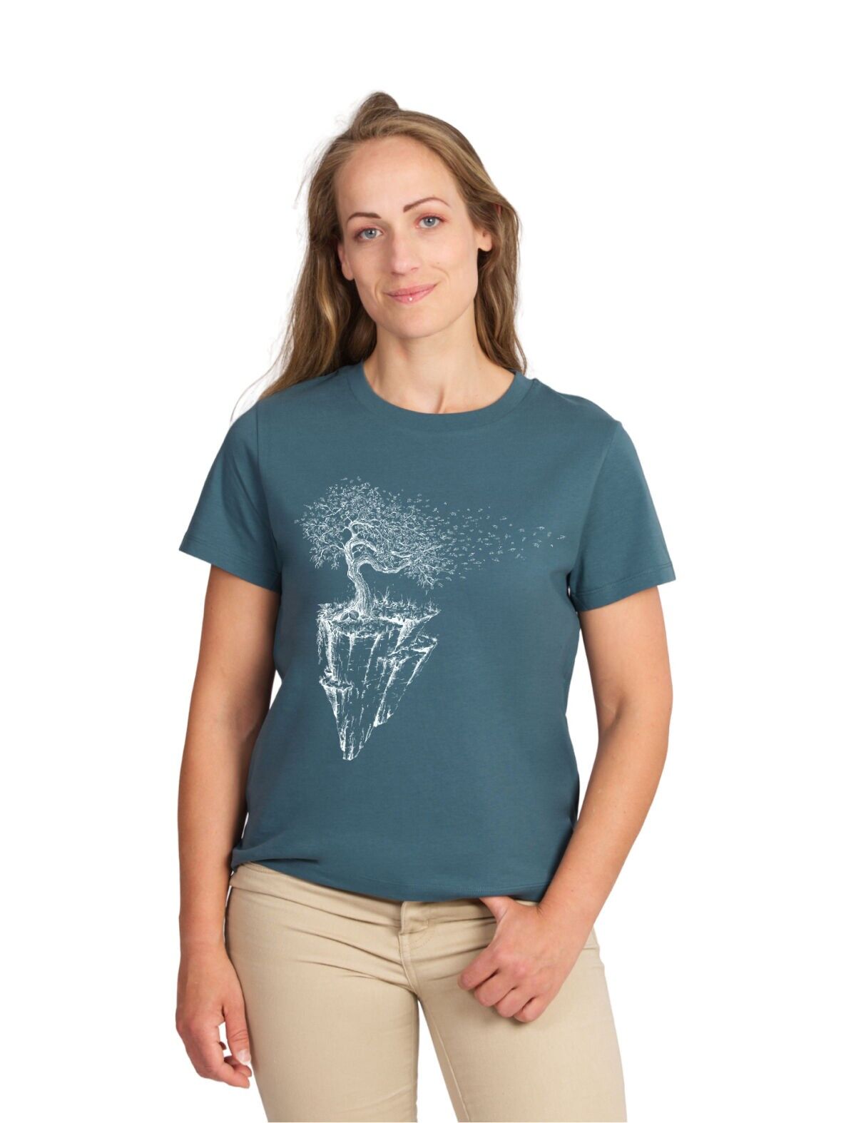 Camicia da donna biologica Fairwear Stargazer Maple Island