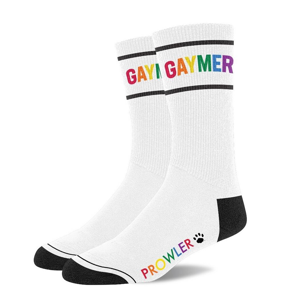 Gaymer Socken - Weiß/Pride