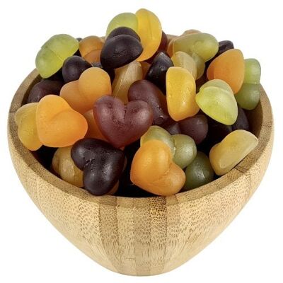 Caramelos de corazón orgánicos a granel - 5 kg