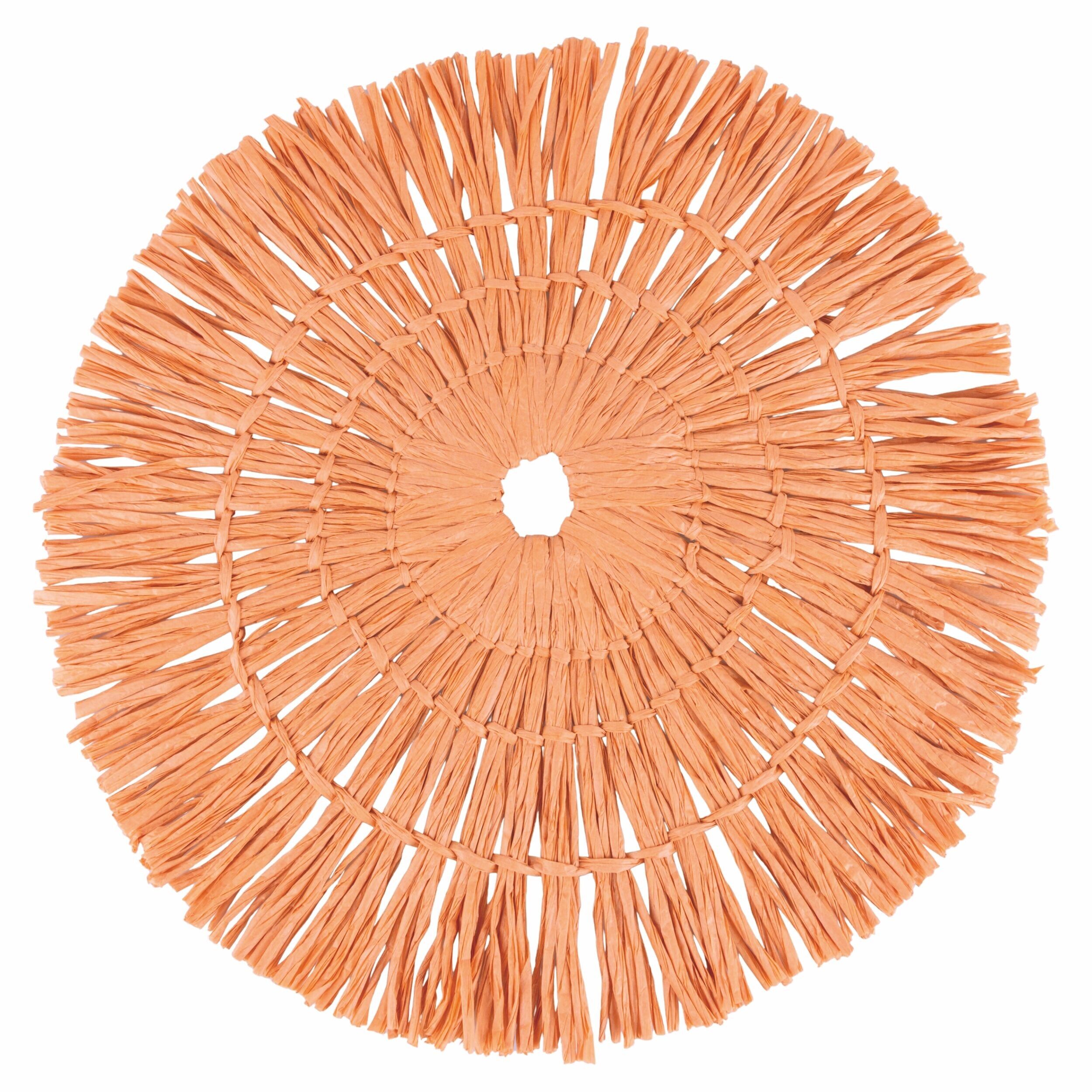 Set de table rond en papier tissé 38 cm, Sangria y Fiesta