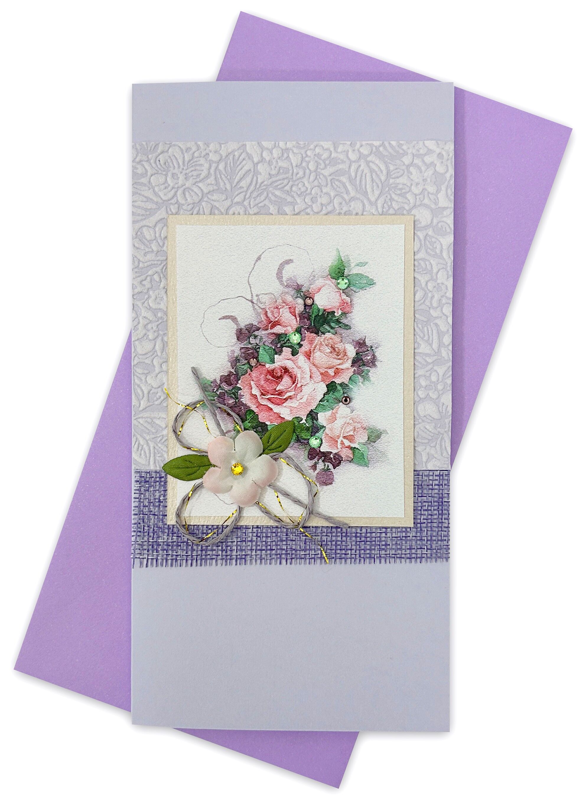 Handgemachte doppelt gefaltete Karte