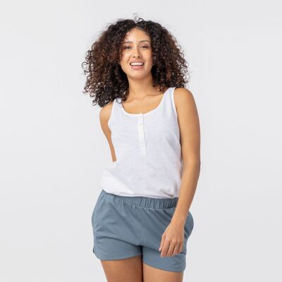 T-SHIRT IN COTONE BIOLOGICO NAGIN BIANCA PRODOTTO DEL COMMERCIO EQUO E SOLIDALE
