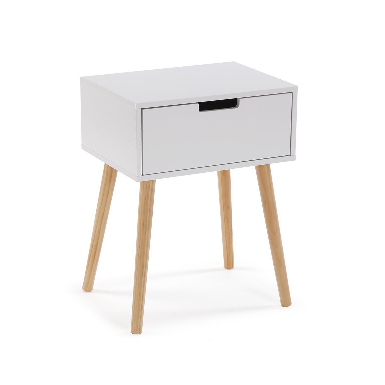 WHITE SQUARE SIDE TABLE 21810101