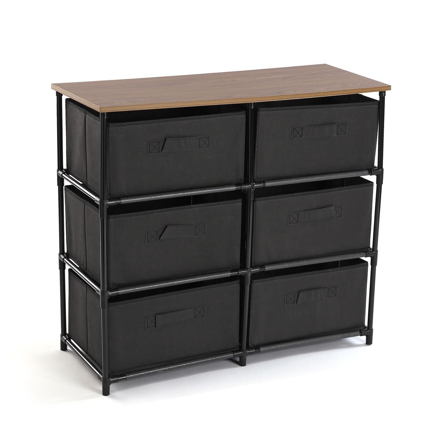 CASSETTIERA 6 CASSETTI GRIGIO SCURO 21710047