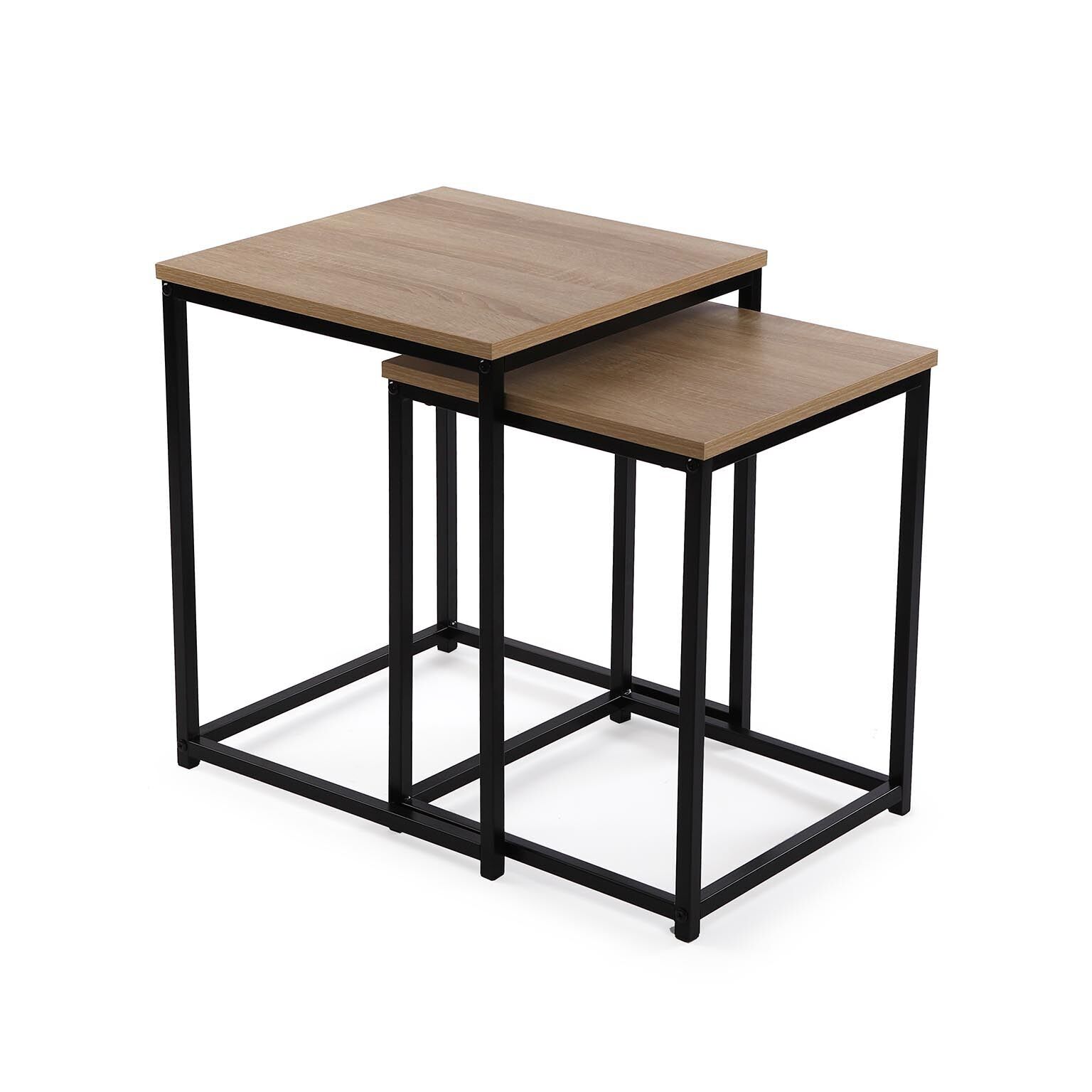 SET OF 2 ALISO SQUARE TABLES 15810104