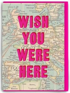 Real Hackney Dave Missing You Greeting Card - Wish You Were Here