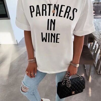 T-shirt stampata da donna - 2497