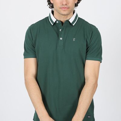 Polo vert bouteille