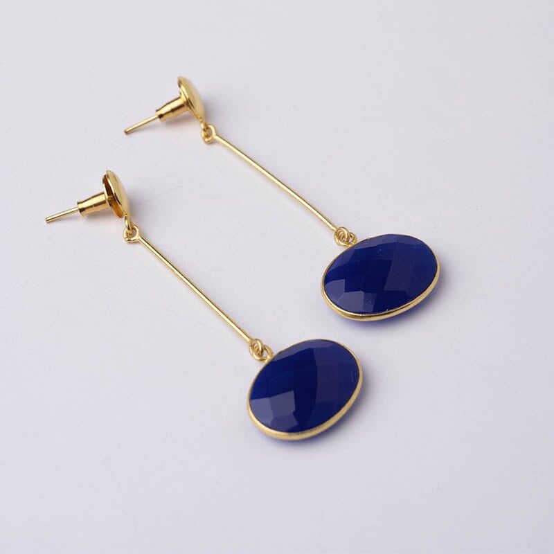 Newton Ed Ohrringe. Limitiertes Dunkelblau