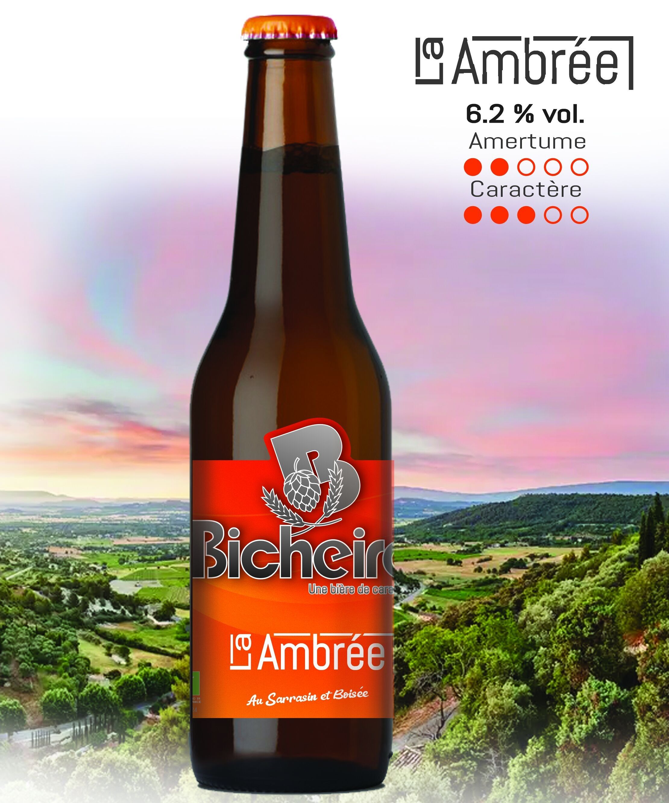 Birra artigianale - Grano saraceno Ambra 33cl 6,2% - Bicheiro