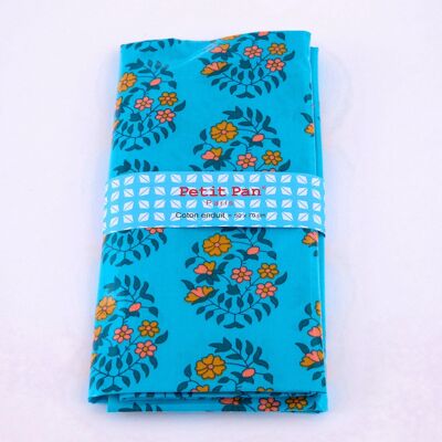 Coupon Toile Cirée Shalin turquoise