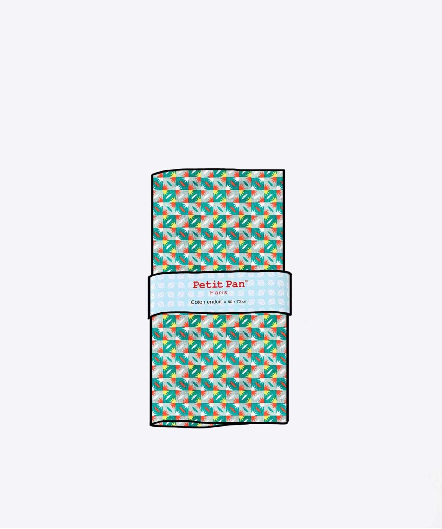 Gutschein für beschichtete Baumwolle in Emerald Sunset