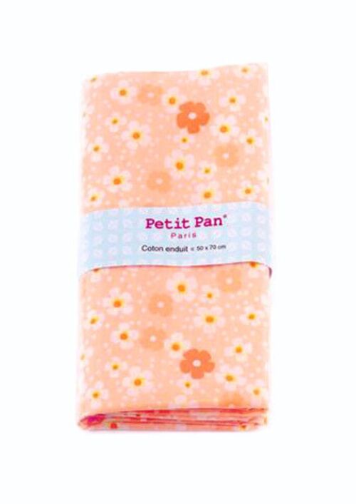 Coupon toile cirée Fleurs des îles melon