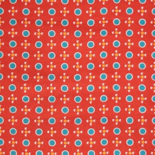 Red Tsukiko Oilcloth Coupon