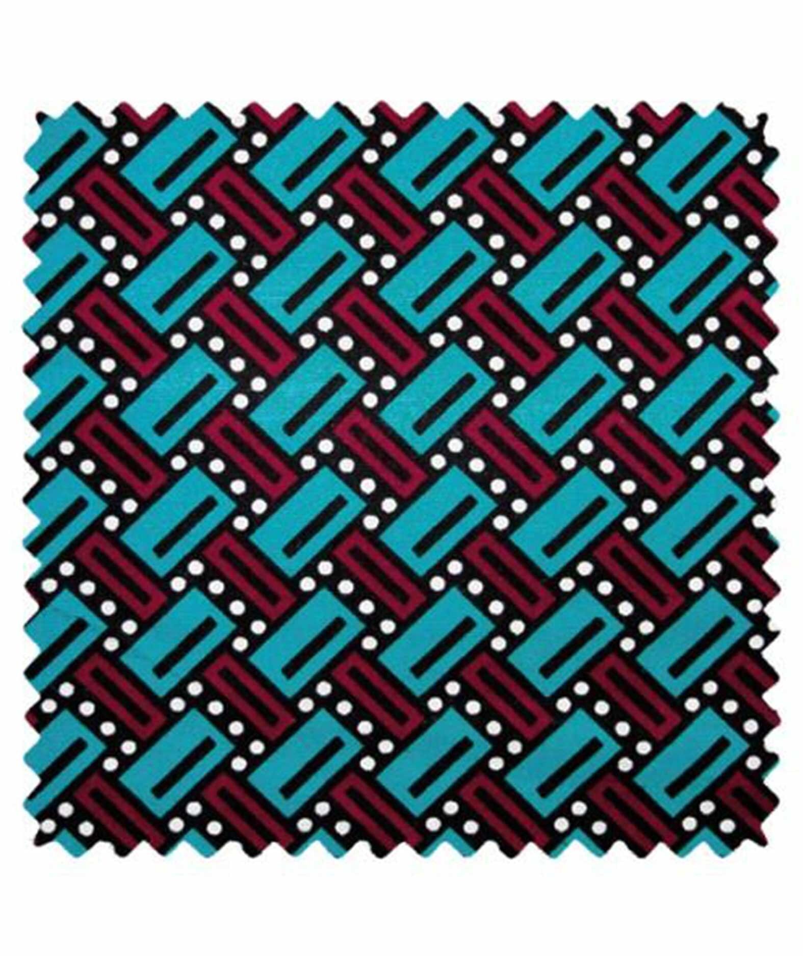 Pat Garrett Türkis Wachstuch Coupon