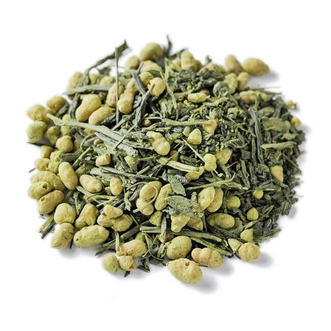 MATCHA-GENMAÏCHA "KAÏMON" - Boite de 60 infusettes - Thé japonais et riz soufflé