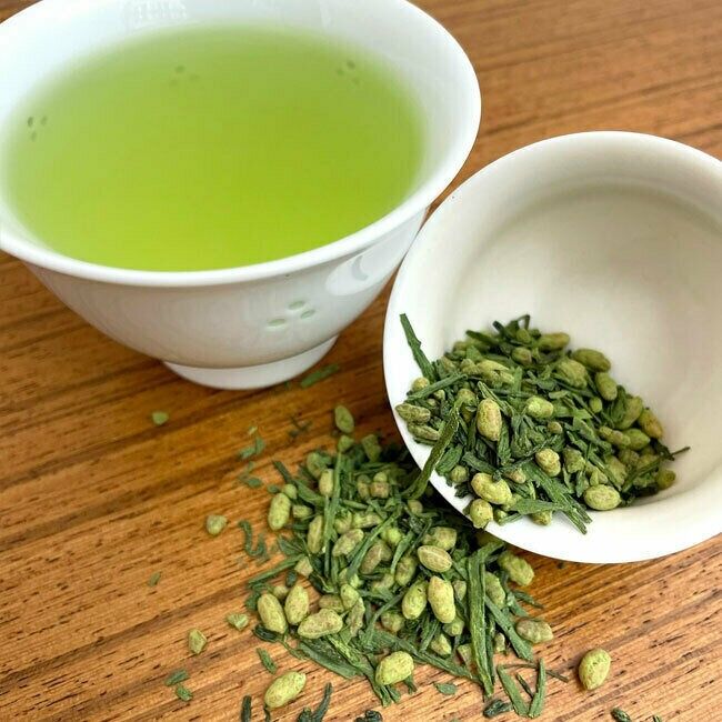 MATCHA-GENMAÏCHA "KAÏMON" - Boite de 60 infusettes - Thé japonais et riz soufflé
