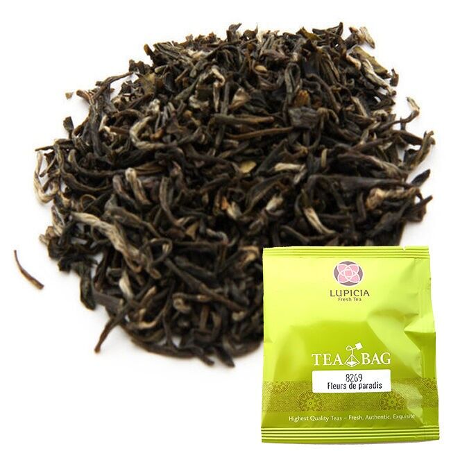 FIORI DEL PARADISO - SUPERIOR JASMINE - Scatola da 60 bustine di tè - Tè verde al gelsomino