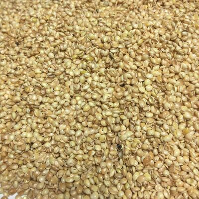 Bucce di miglio biologiche / pula di miglio biologica / bucce di miglio, 20 kg