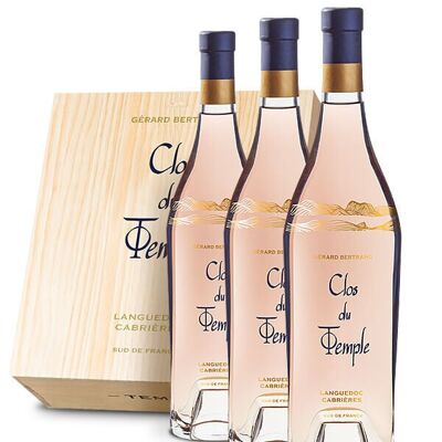 Clos du Temple 75cl 2020 Caisse Bois 6 bouteilles