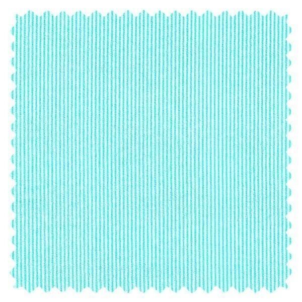 Tessuto di popeline di cotone 25M Rigato Azzurro