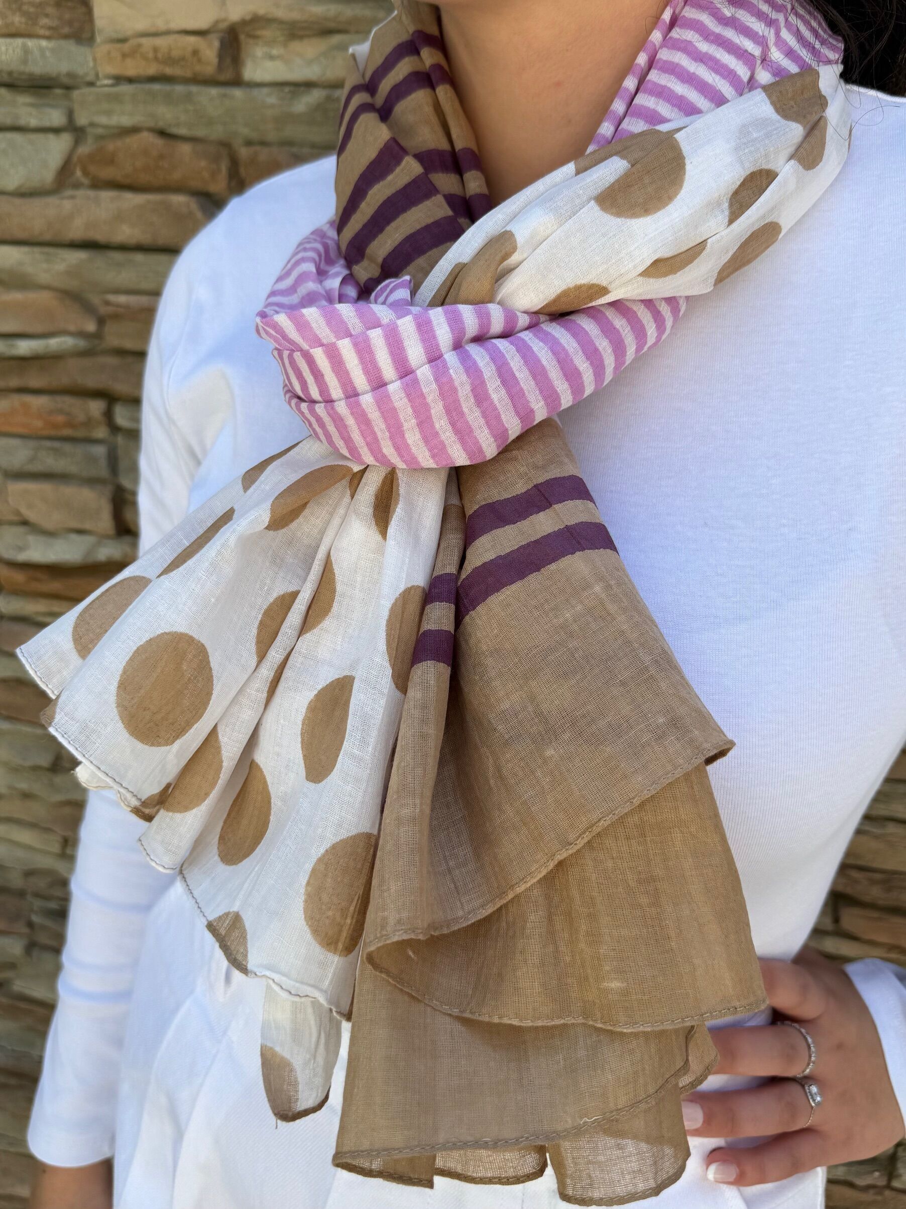 Pareo 100 % algodón indio - Mujer