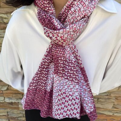 Foulard chèche Paréo 100% coton indien - Femme