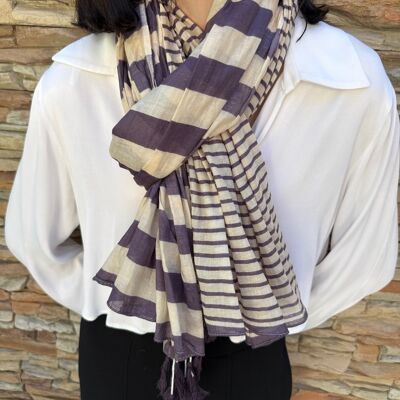 Sciarpa pareo 100% cotone