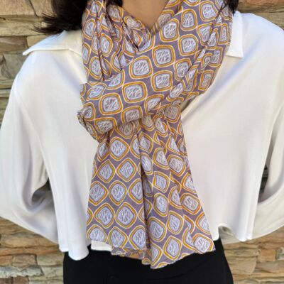 Sciarpa pareo 100% cotone indiano - 100x180 cm