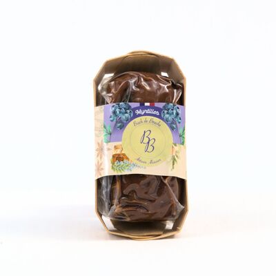 Pain d'épices aux Myrtilles (100% Miel de fleurs) 140g