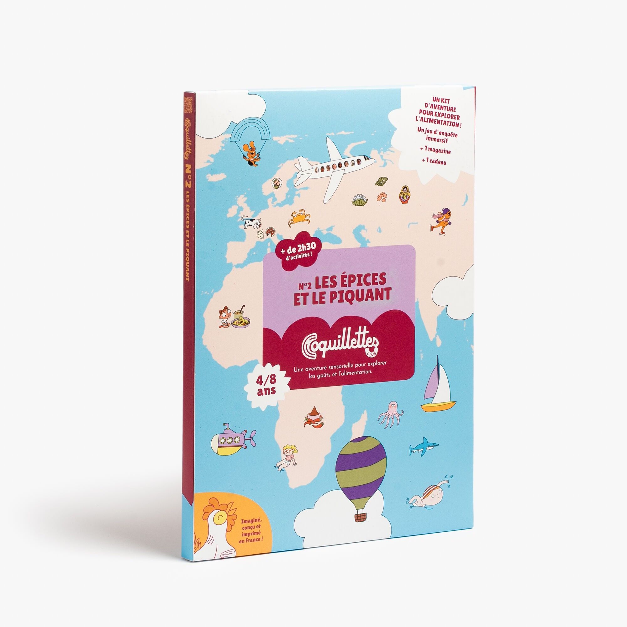 Scatola didattica "Alla scoperta delle spezie" - Gioco sensoriale per bambini - Sapori piccanti e spezie del mondo (4-8 anni)