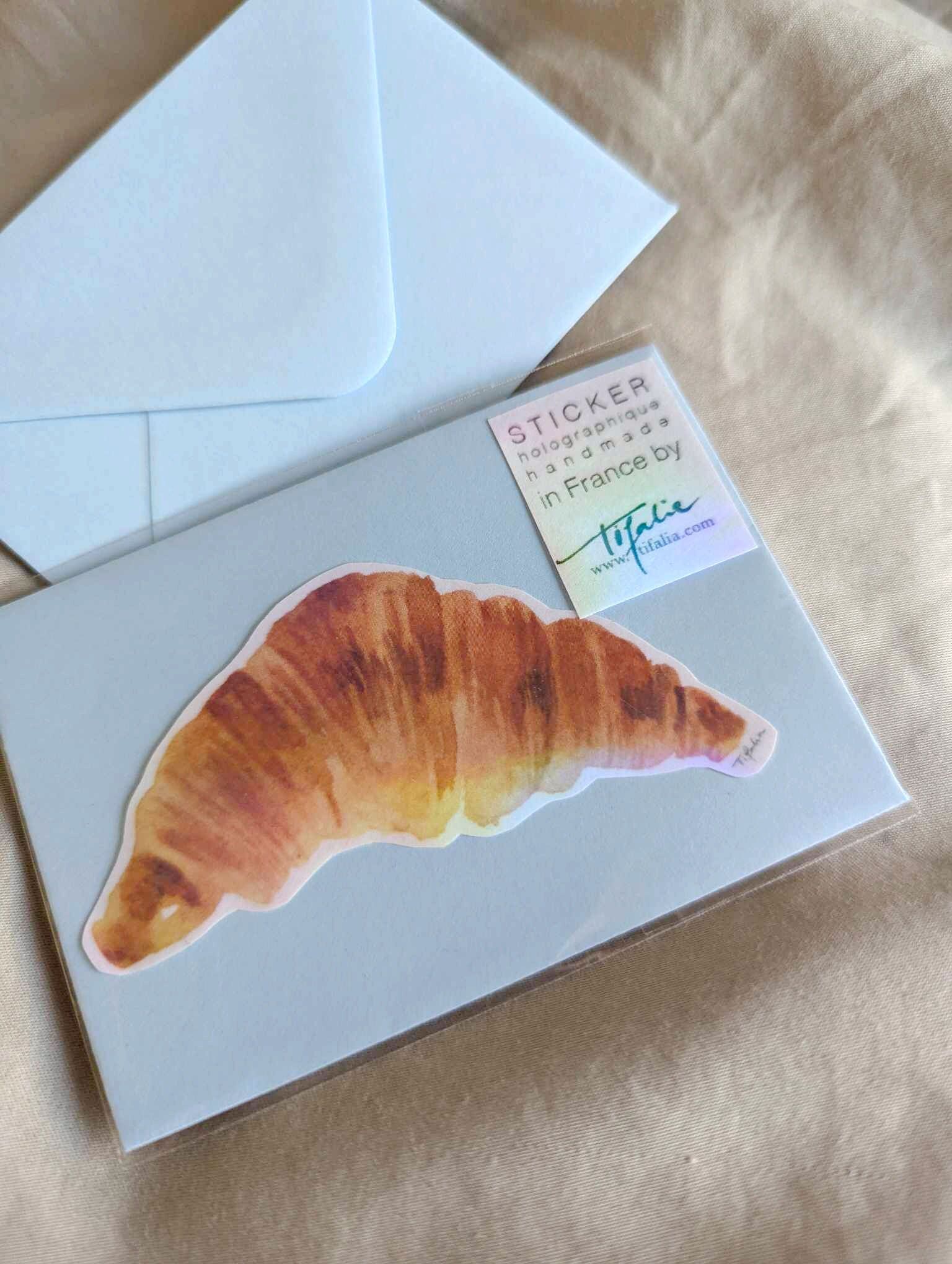 Sticker "Croissant" holographique