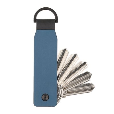 Organizer per chiavi in alluminio blu