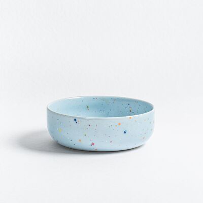 Nouveau bol de fête 19 cm bleu doux
