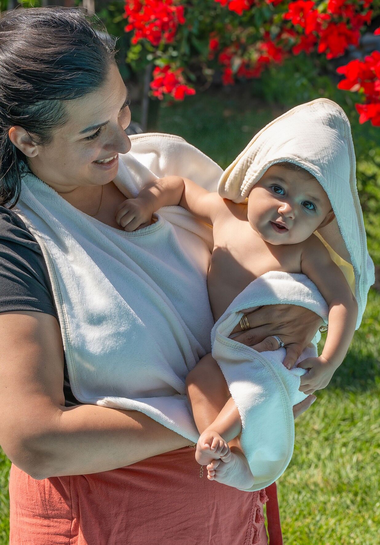 Mantella da bagno in bambù