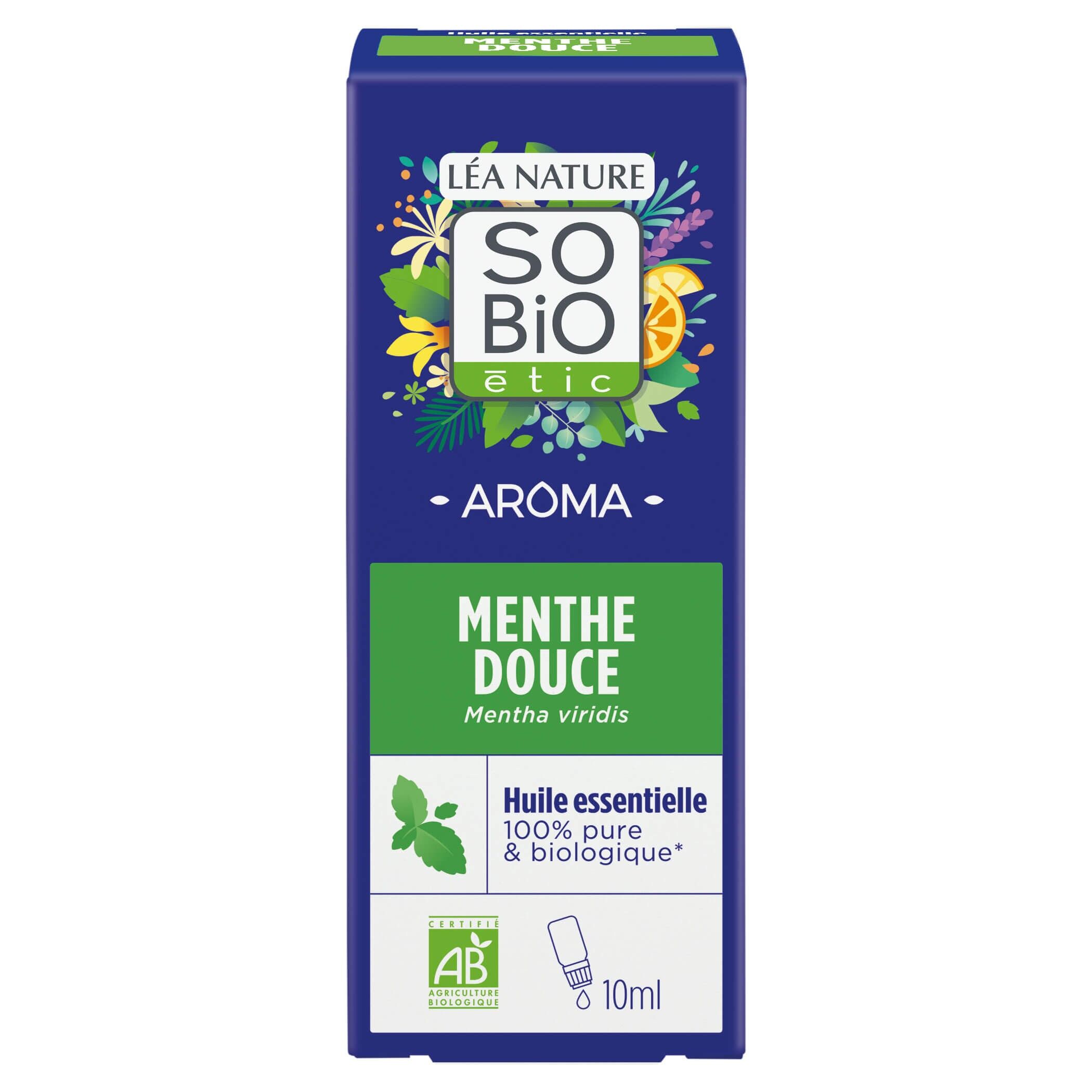 Aceite esencial de menta dulce orgánica