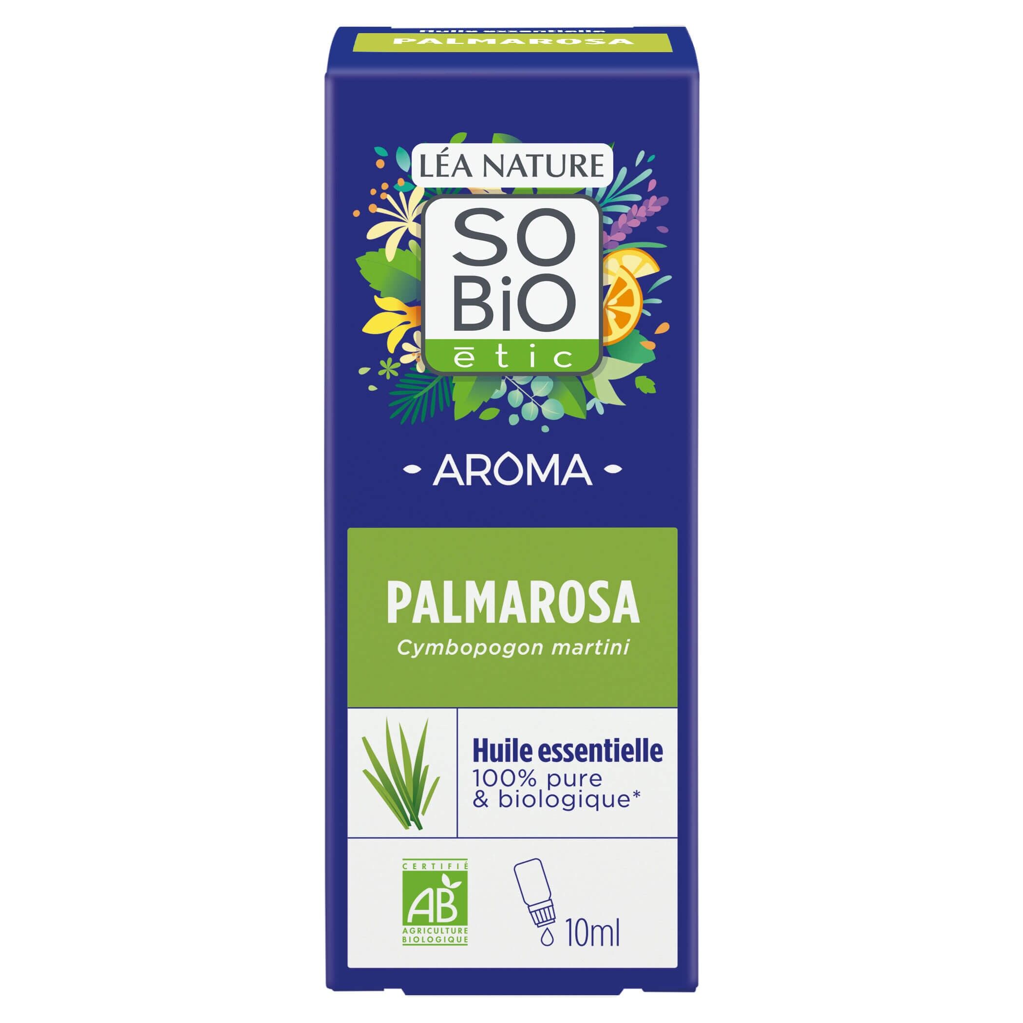 Olio essenziale di Palmarosa biologico