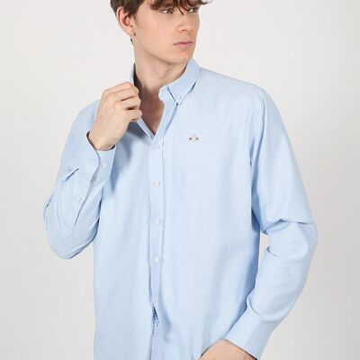 Camicia Oxford azzurra