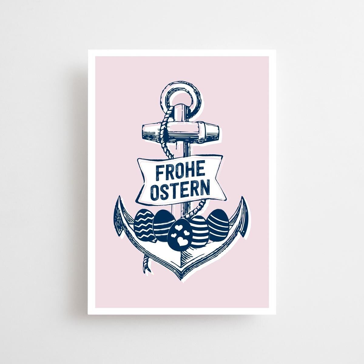 Osterkarte - Anker Ostereier