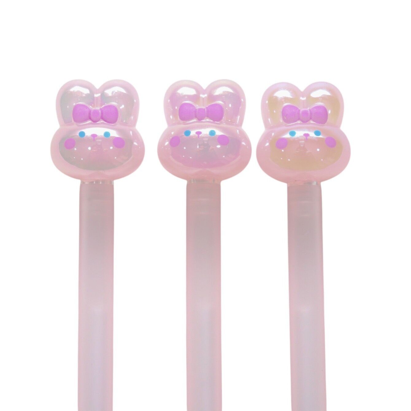 Set di 3 penne Bunny Glow Novelty - The Sparkling Bunnies