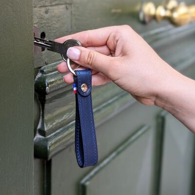 Lanyard key ring - CASANOVA - Full grain leather
