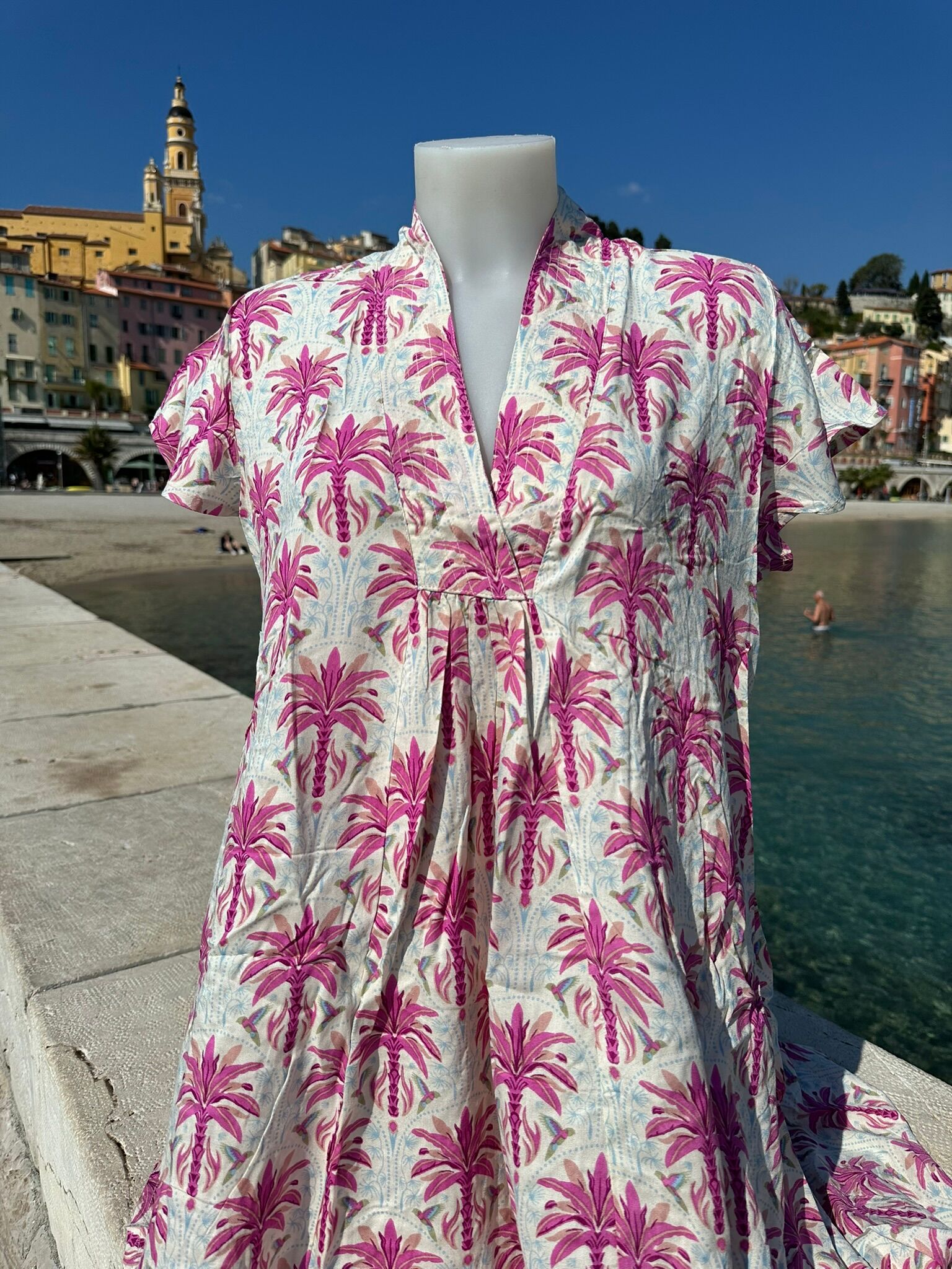 Pink summer dress