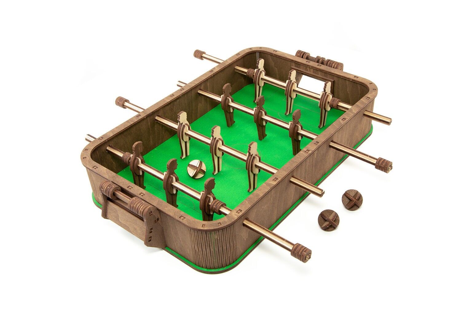 Eco Wood Art, Puzzle 3D in legno, Calcio balilla, 1140